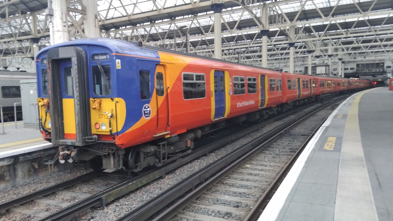 (LAST 455s) - SWR - Class 455 - (712-732) - at London Waterloo Station - on Platform 7 - 16/03/2026