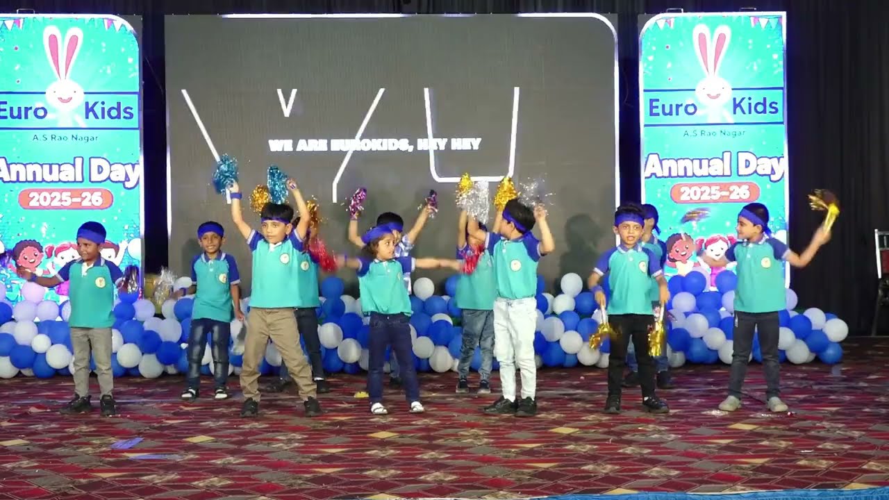 Marching to Success – EuroJuniors Grooving to the EuroKids Anthem! #ekasraonagar #annualday