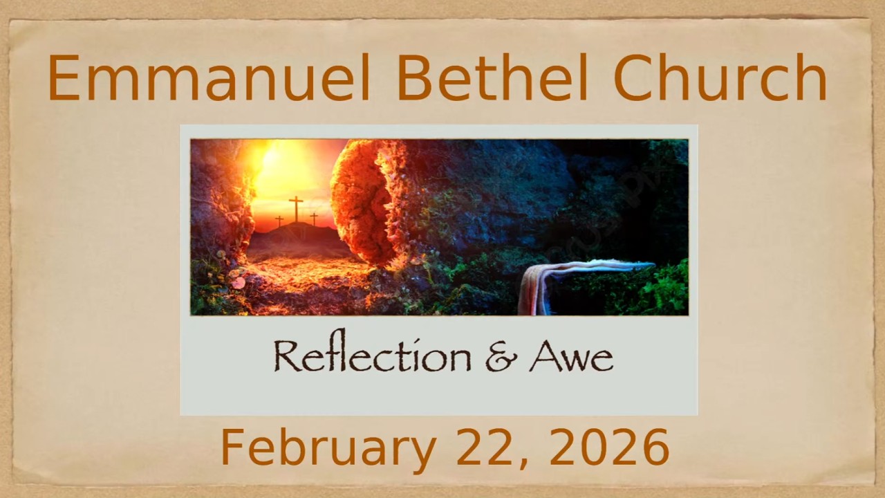 Sunday Sermon - Feb. 22, 2026