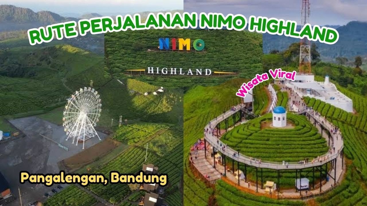 RUTE PERJALANAN 🛣️ WISATA VIRAL PANGALENGAN | NIMO HIGHLAND & NIMO EYE BANDUNG | Kebun Teh