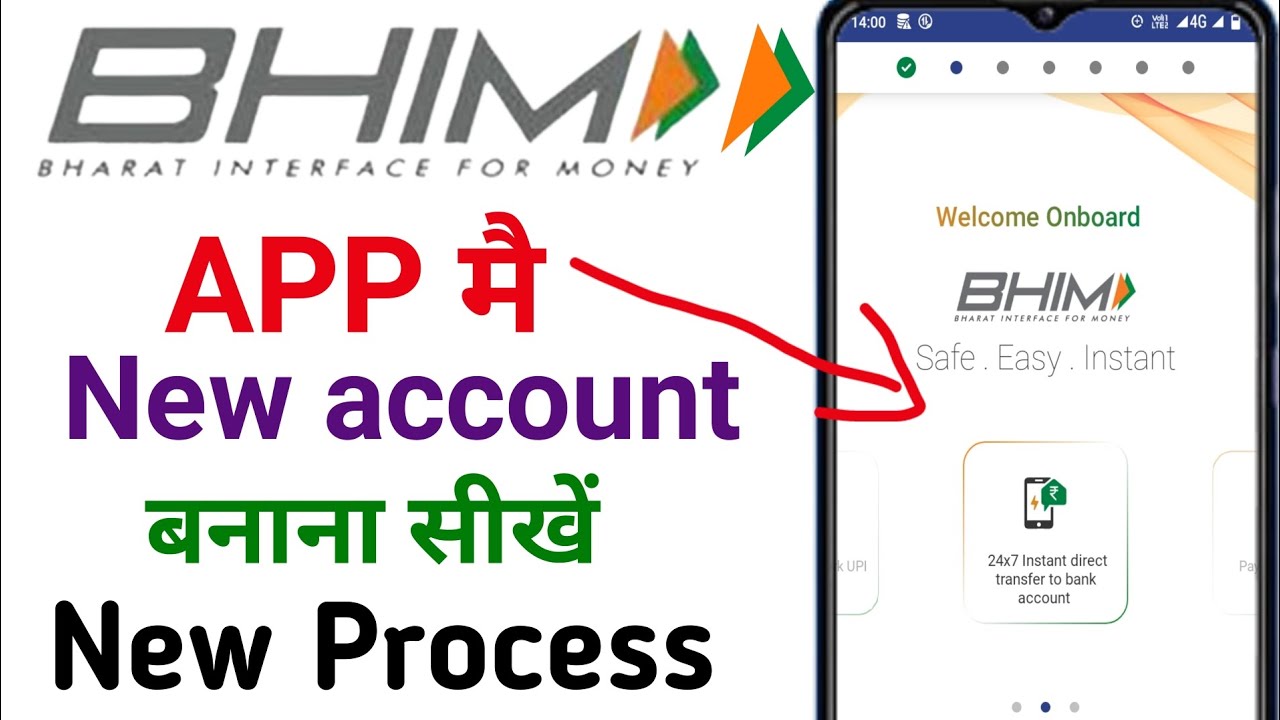 Bhim app registration Process 2024।Bhim app me account kaise banaye ।How to open Bhim account UPI।