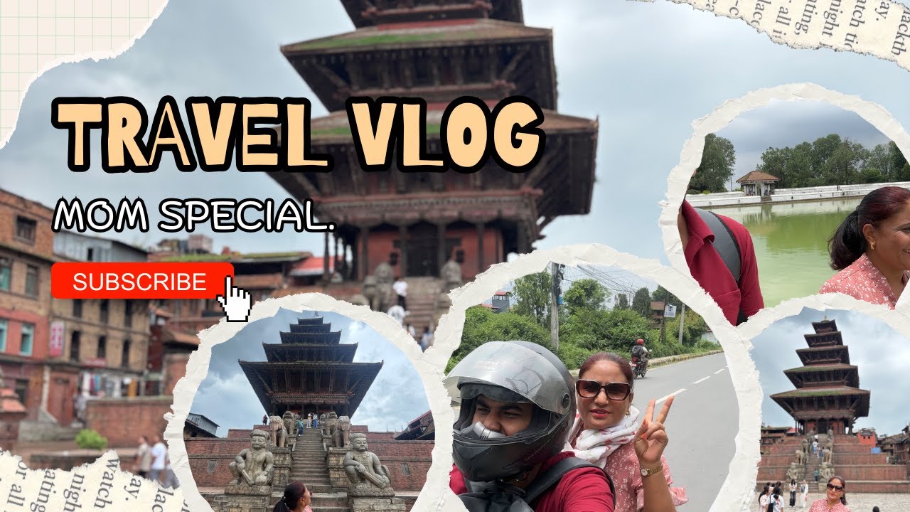 Peaceful Walk in Bhaktapur  with Mom 🇳🇵 | Nepal Travel Vlog