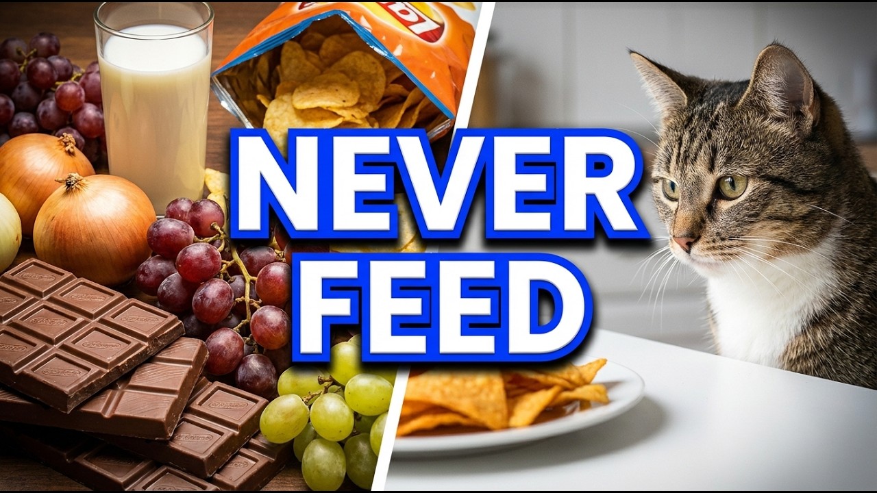 10 продуктов питания, которые вашей кошке НИКОГДА нельзя давать!