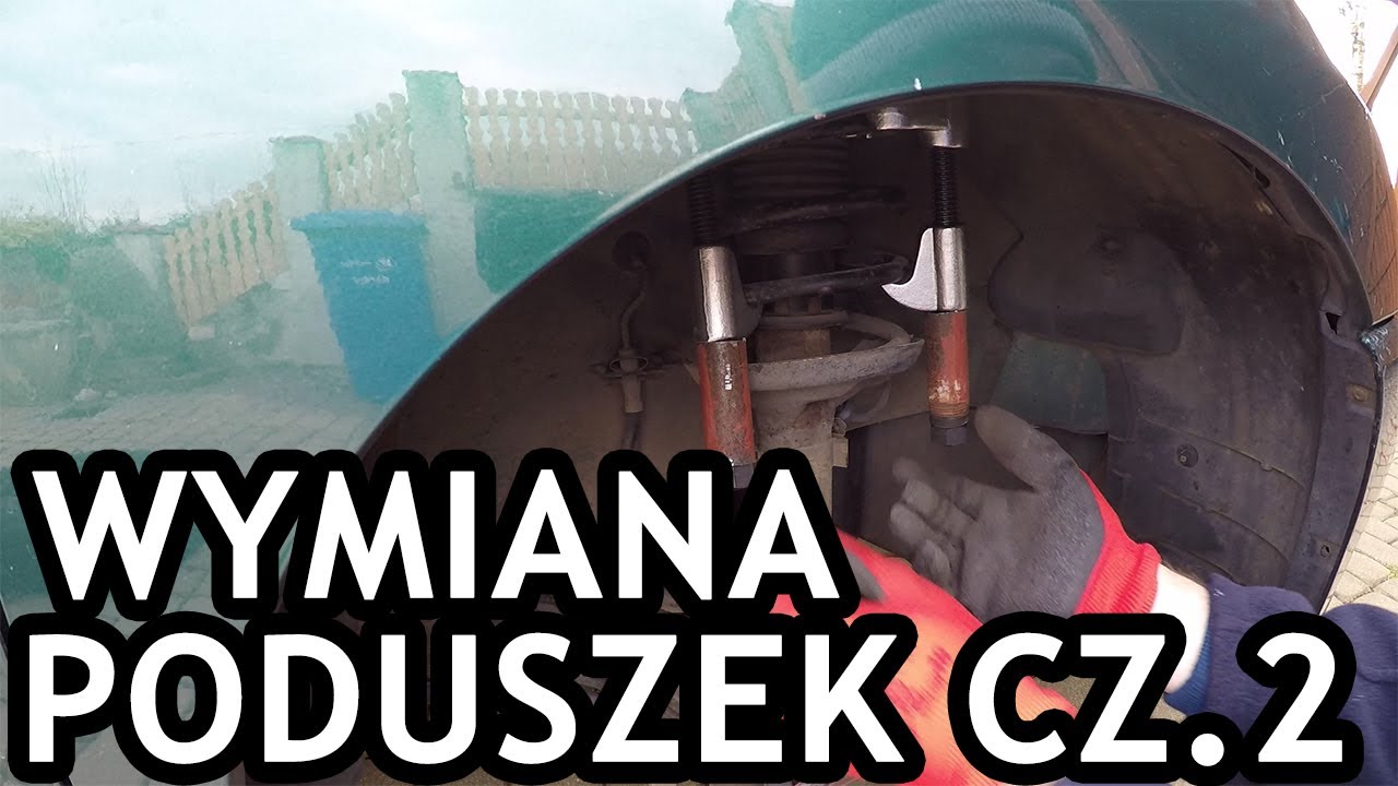 Wymiana poduszek amortyzatora bez zdejmowania kolumny mcphersona CZ.2 (Polo, Golf, Cordoba, Lupo)