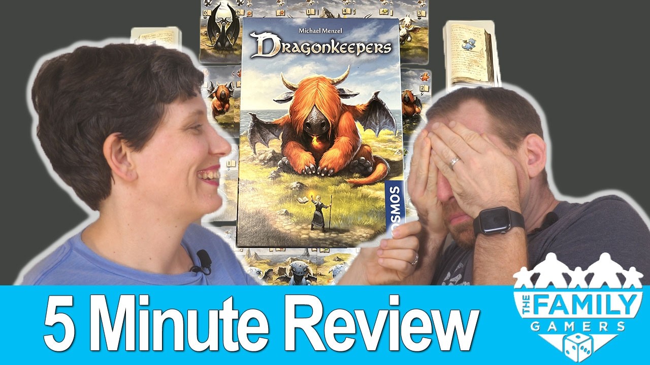 Dragonkeepers - family board game review in a SNAP!