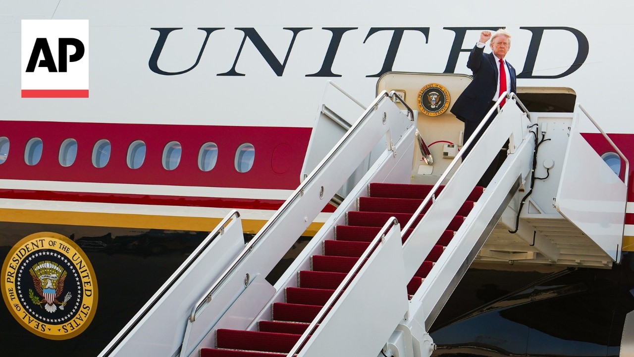 Trump flies on new Air Force One worth $400 million gifted by Qatar