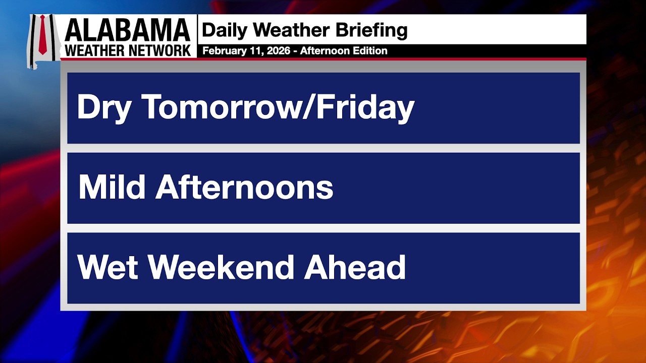 James Spann's Afternoon Briefing - Wednesday 2.11.26