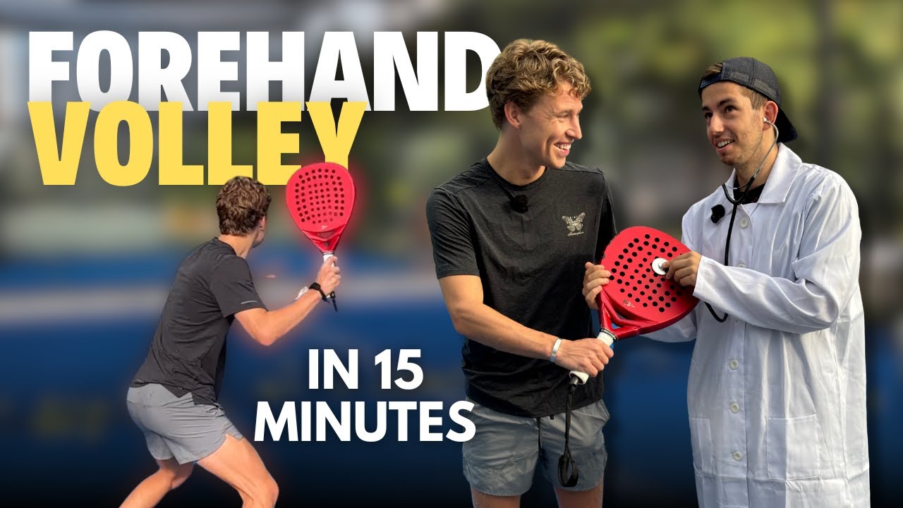Boost Your FOREHAND VOLLEY / A Game Changing Lesson - The Padel Doctor Chap. 3