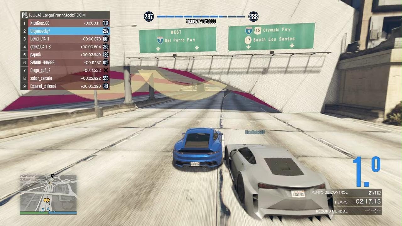 CARRERA RANDOM GTA V ONLINE