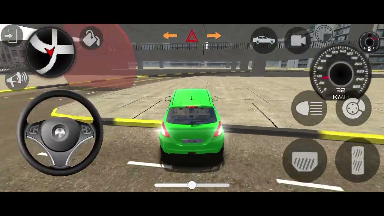 3D game Queen driving licence 😁😎
