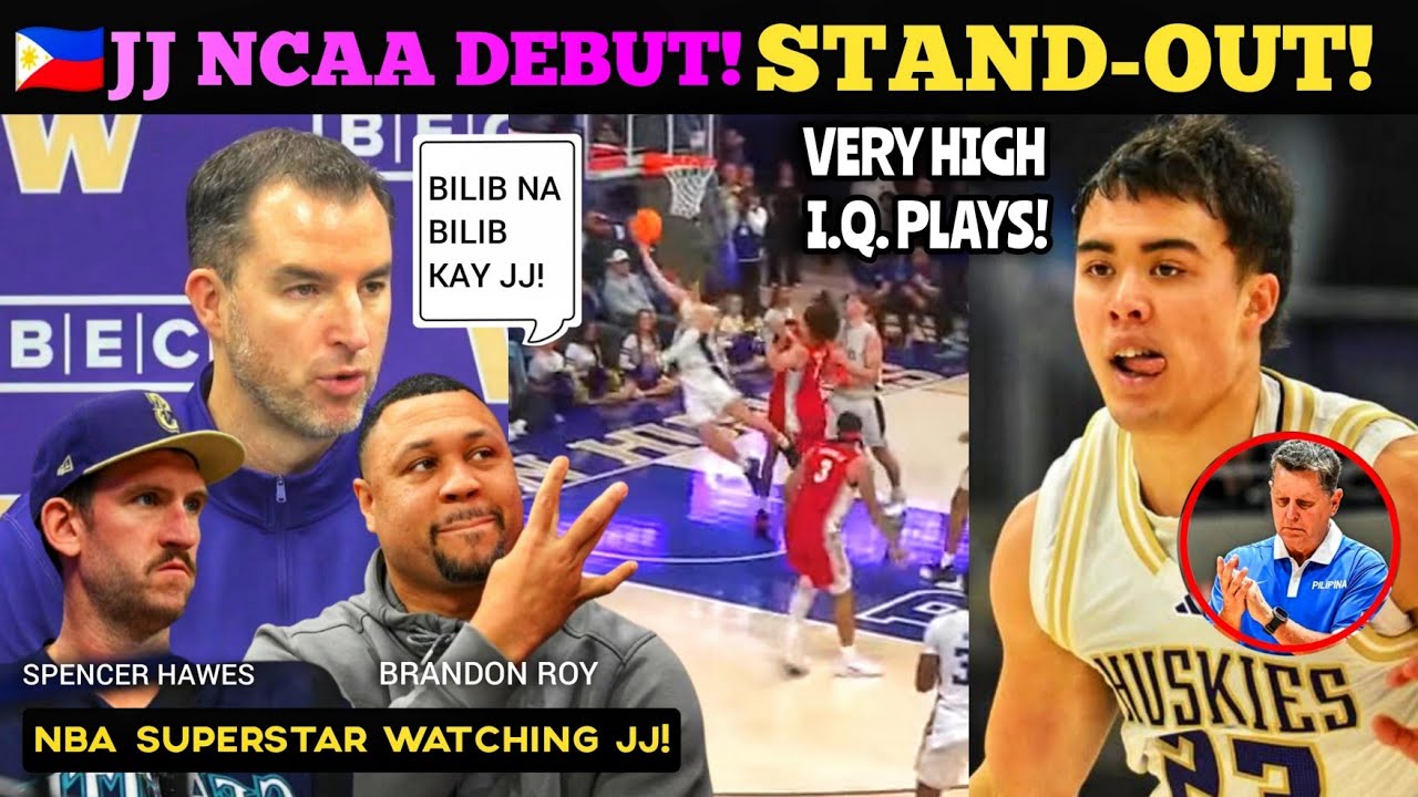 VERY IMPRESSIVE! JJ MANDAQUIT NCAA DEBUT NAG STAND OUT! in FRONT OF NBA SUPERSTARS! GILAS
