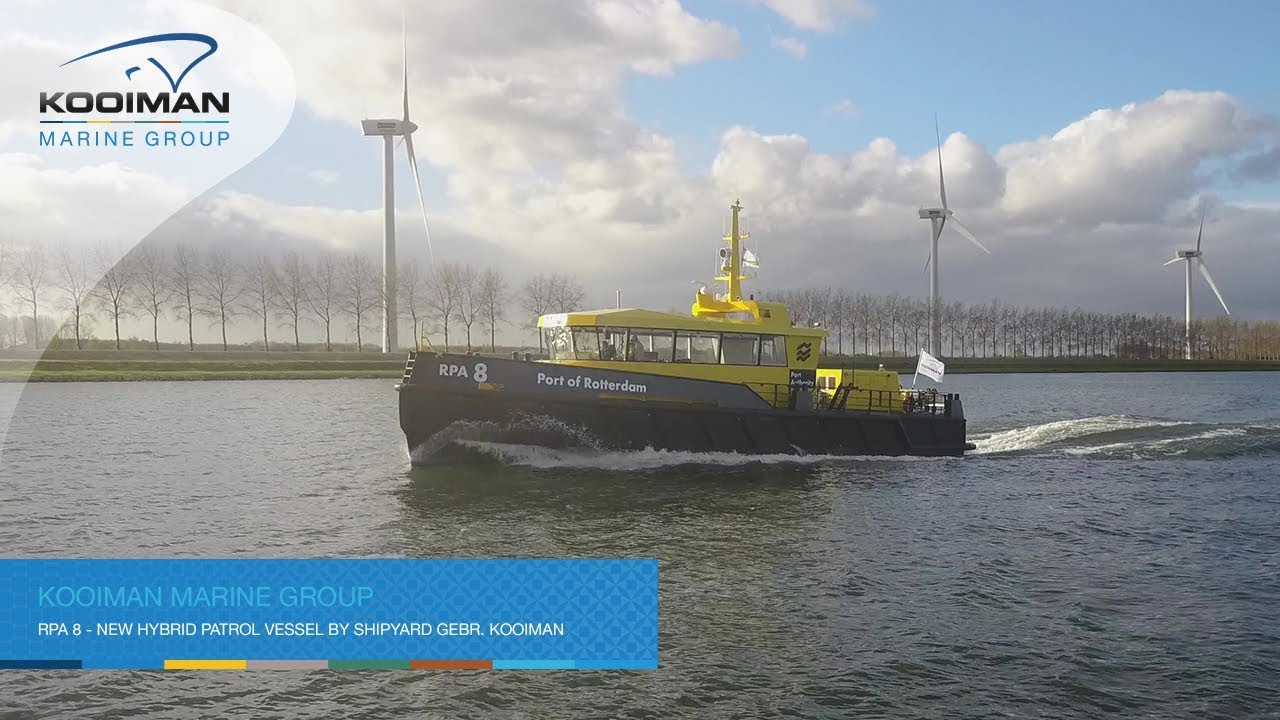 RPA 8 nieuw hybride patrouillevaartuig Kooiman Marine Group