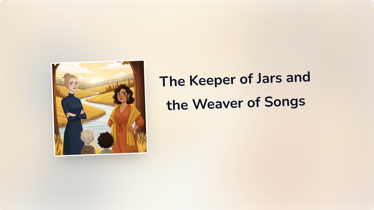 ✨ Bedtime Story: The Keeper of Jars and the Weaver of Songs