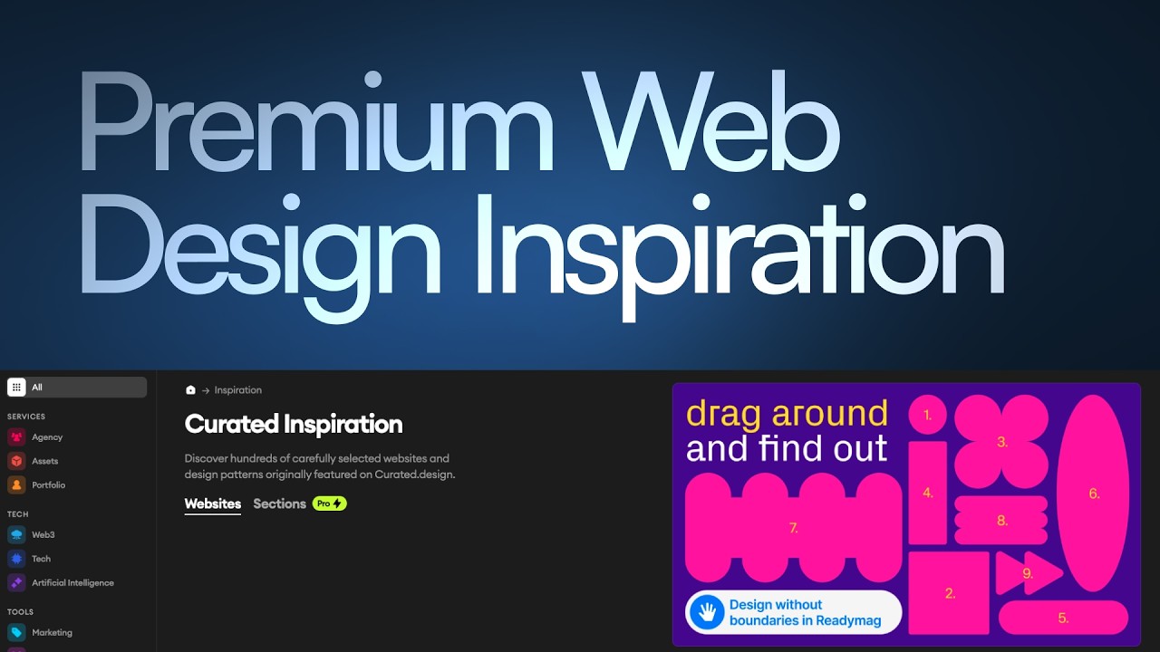 Free premium design inspiration site