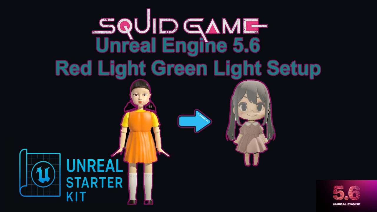 Red Light Green Light (Squid Game) in Unreal Engine 5.6 | Full Tutorial