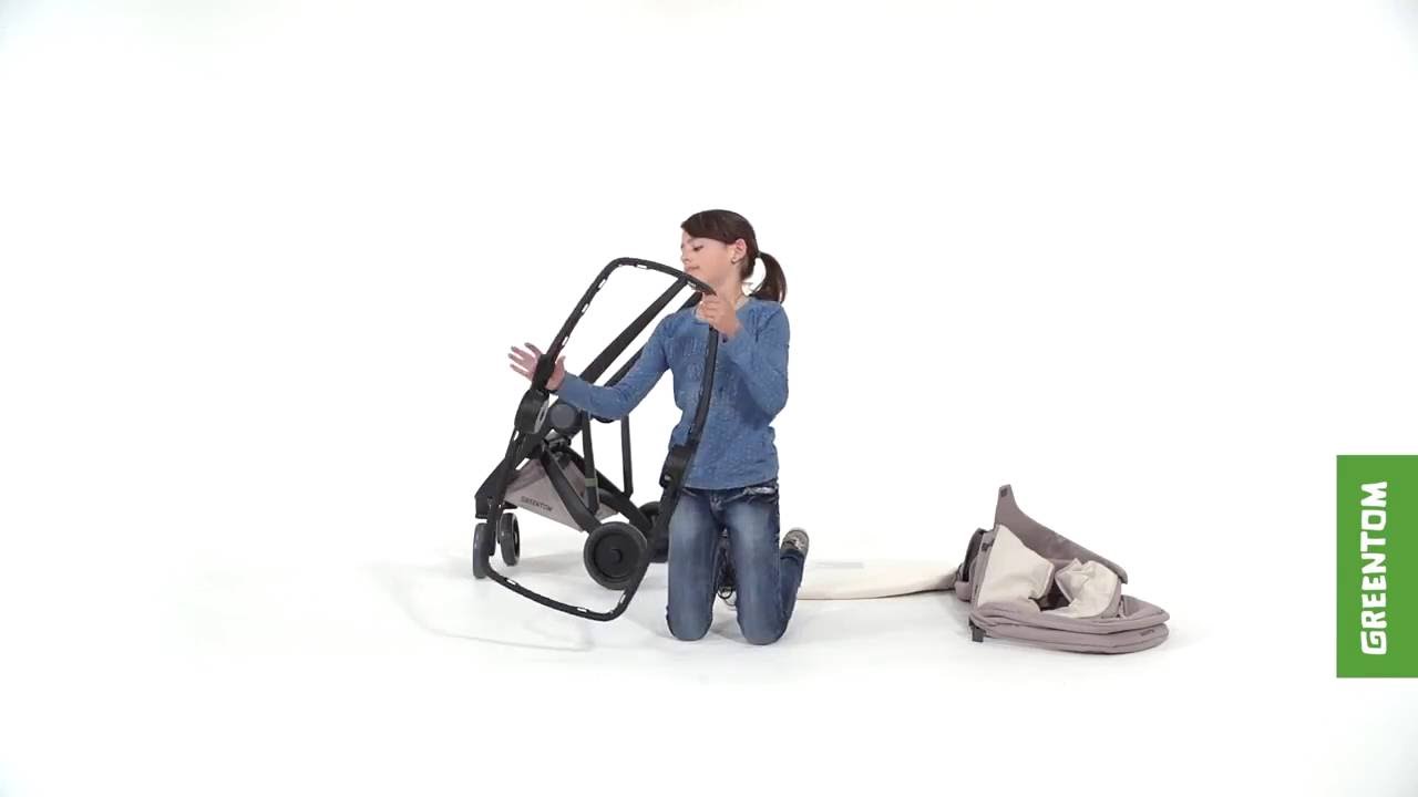 Greentom Carrycot  How to insert fabric, bottom plate and mattress