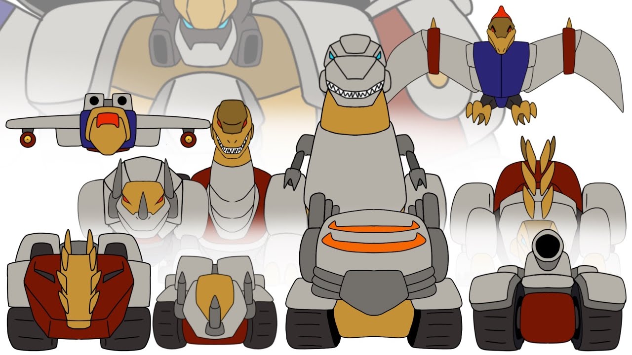 The ULTIMATE DINOBOTS triple changing combiner animation! Volcanicus is HERE!