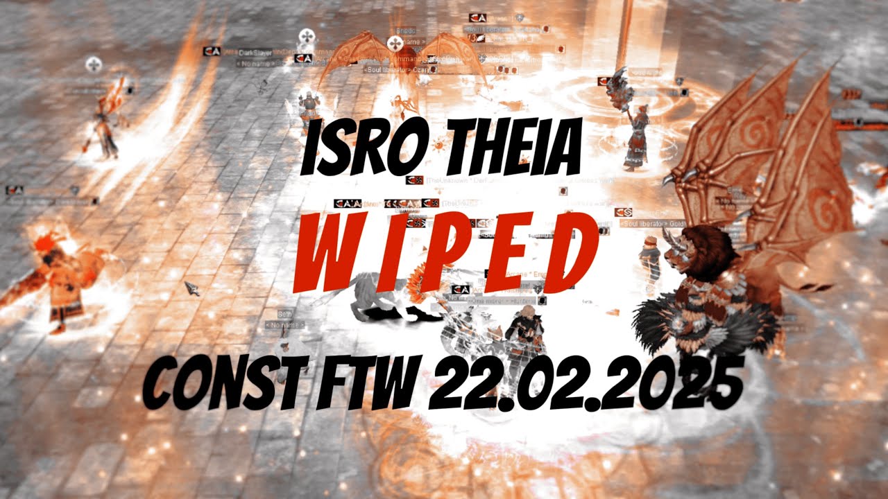 Silkroad Online | 4K | iSRO Theia | Constantinople FTW   | 2 Guilds VS 4 Guilds | 150 Kill | Arcane