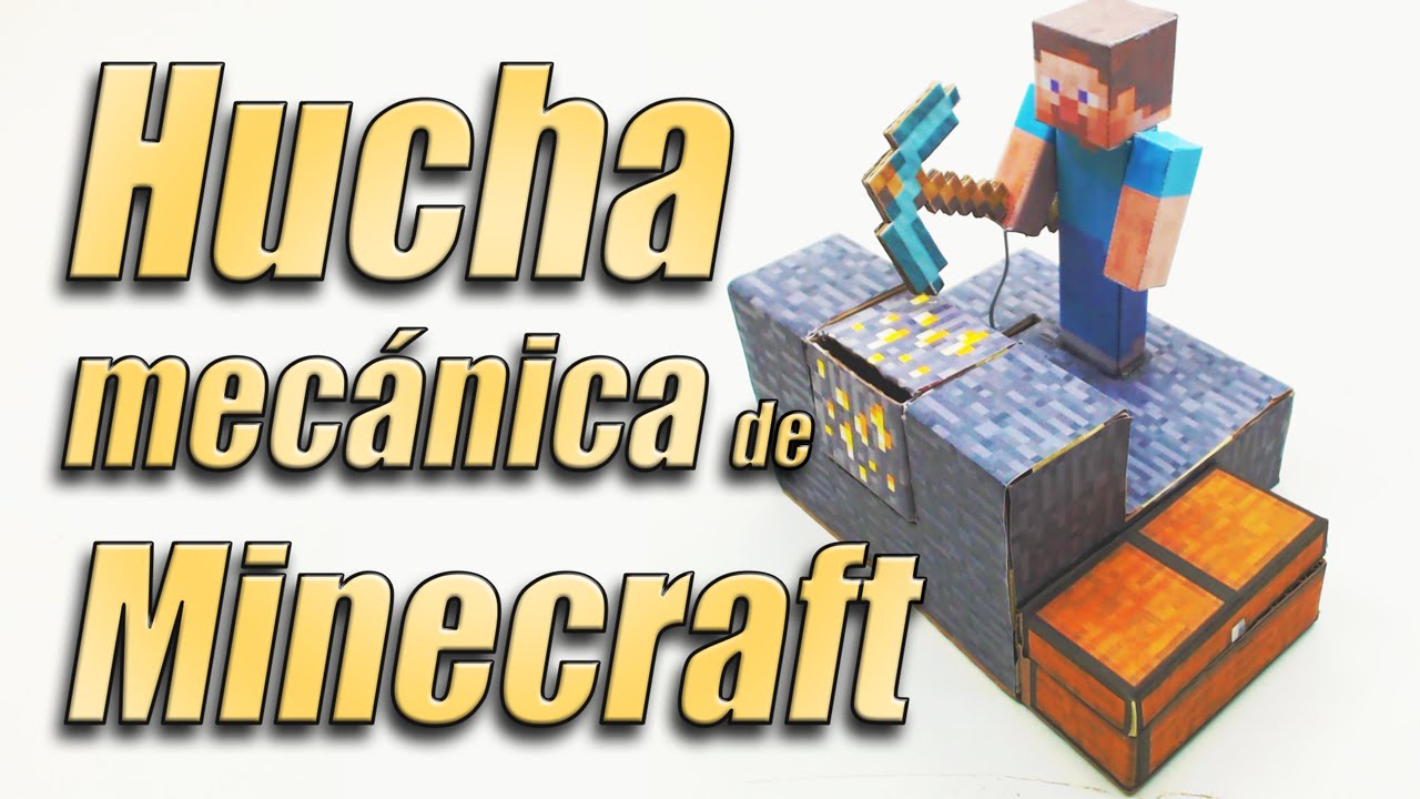 Hucha mecánica de Minecraft, cómo se hace | Te Digo Cómo
