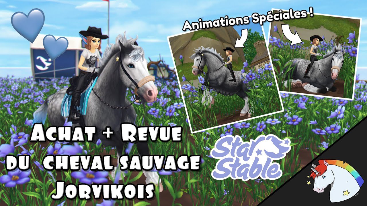LE CHEVAL SAUVAGE JORVIKOIS ! 💙- [Star Stable Online]