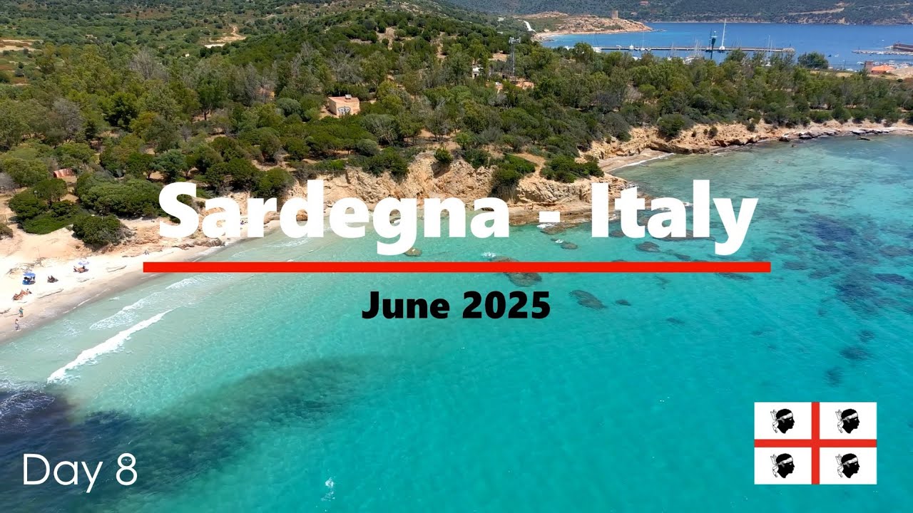 Sardynia Włochy June 2025 Day 8 Sardegna Carbonia Porto Pino Tramatzu Cagliari Lavita Camp Capitana