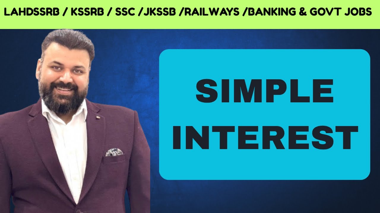 Simple Interest Tricks for SSC, Bank, Railways & Morse