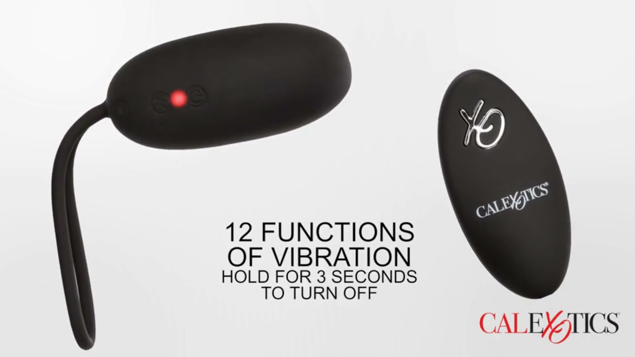 Calexotics Silicone Remote Rechargeable Egg Vibrator