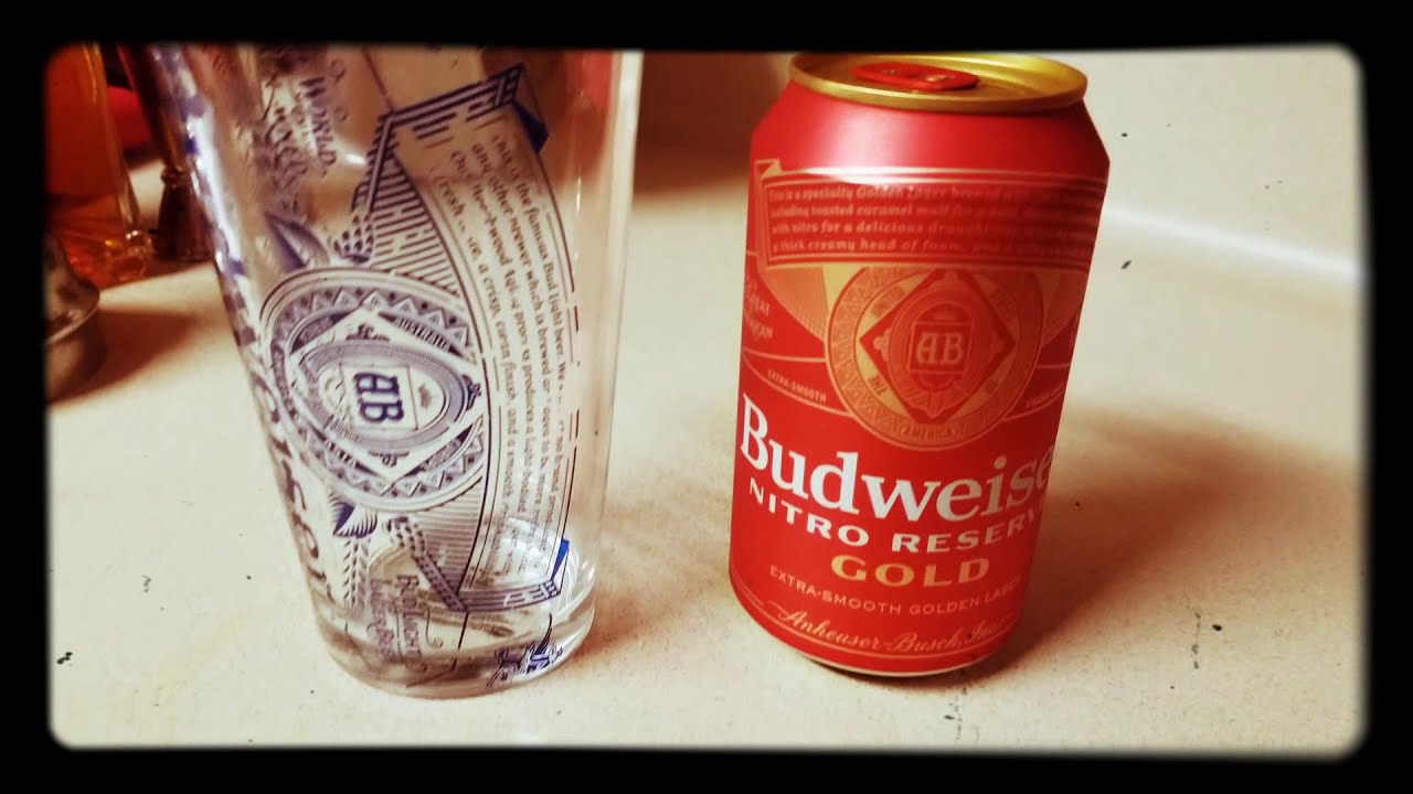 Budweiser Nitro Reserve Gold