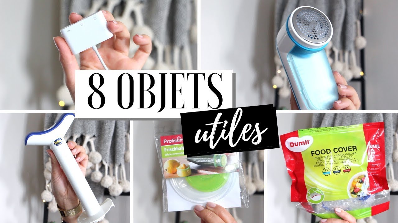 8 objets pratiques au quotidien