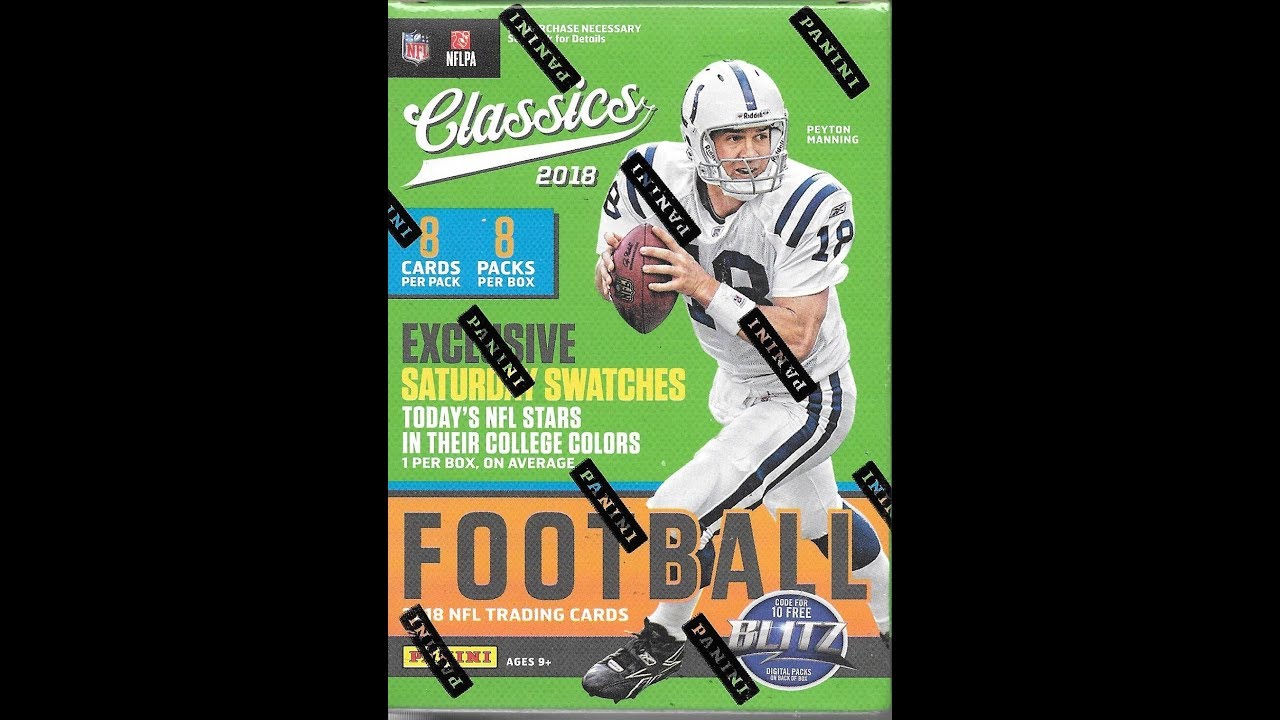 2018 Panini Classics Football Blaster Box Break / Nice QB Hit