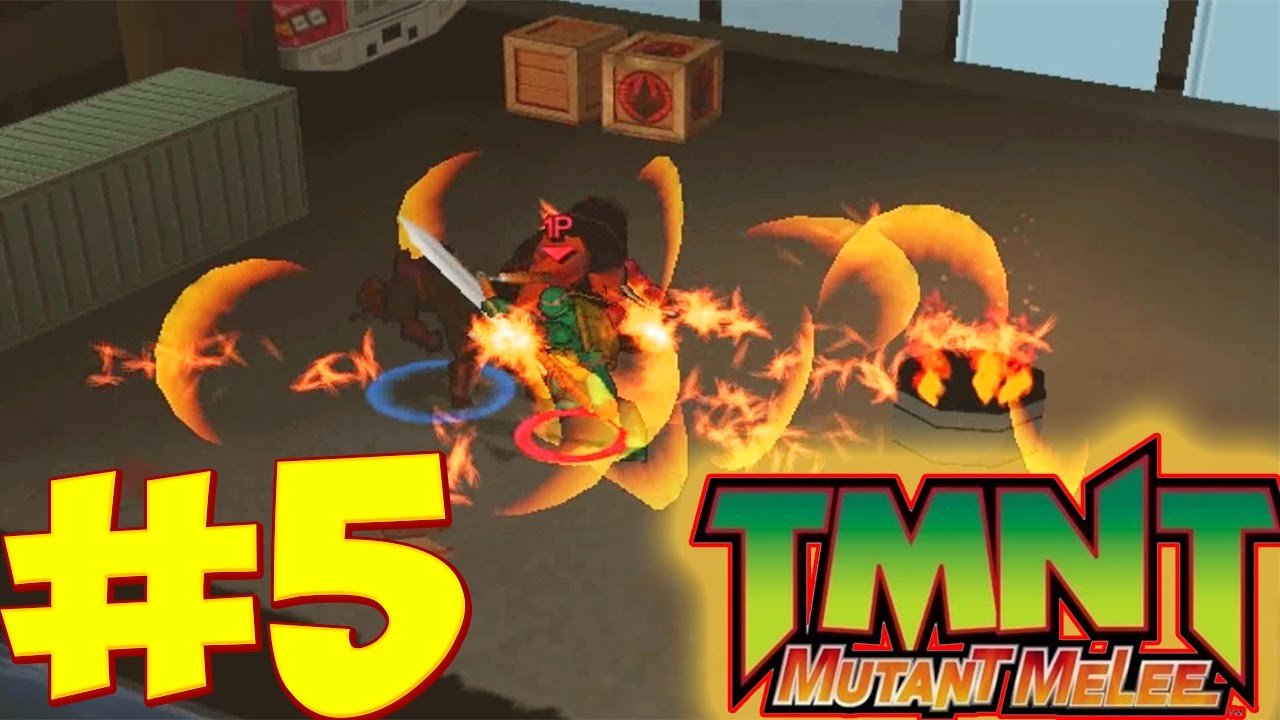 TMNT 3: Mutant Melee - Прохождение #5 (Победил Футов за Раз) - ЗА МИКЕЛАНДЖЕЛО Часть 1