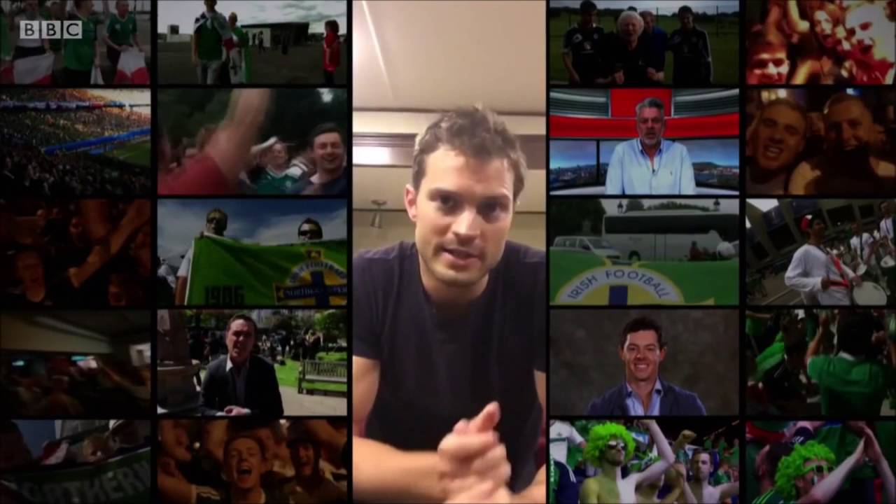 Jamie Dornan - Message for NI Football team on BBC One