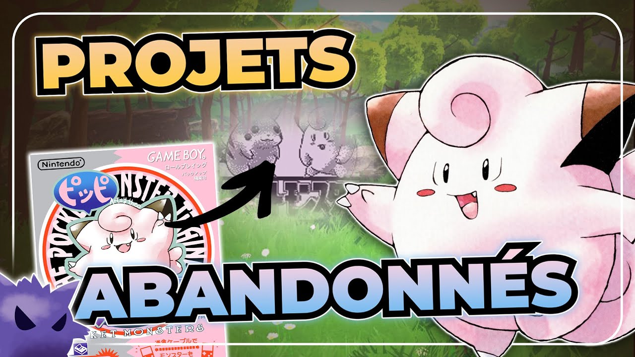 Les JEUX POK&Eacute;MON ABANDONN&Eacute;S