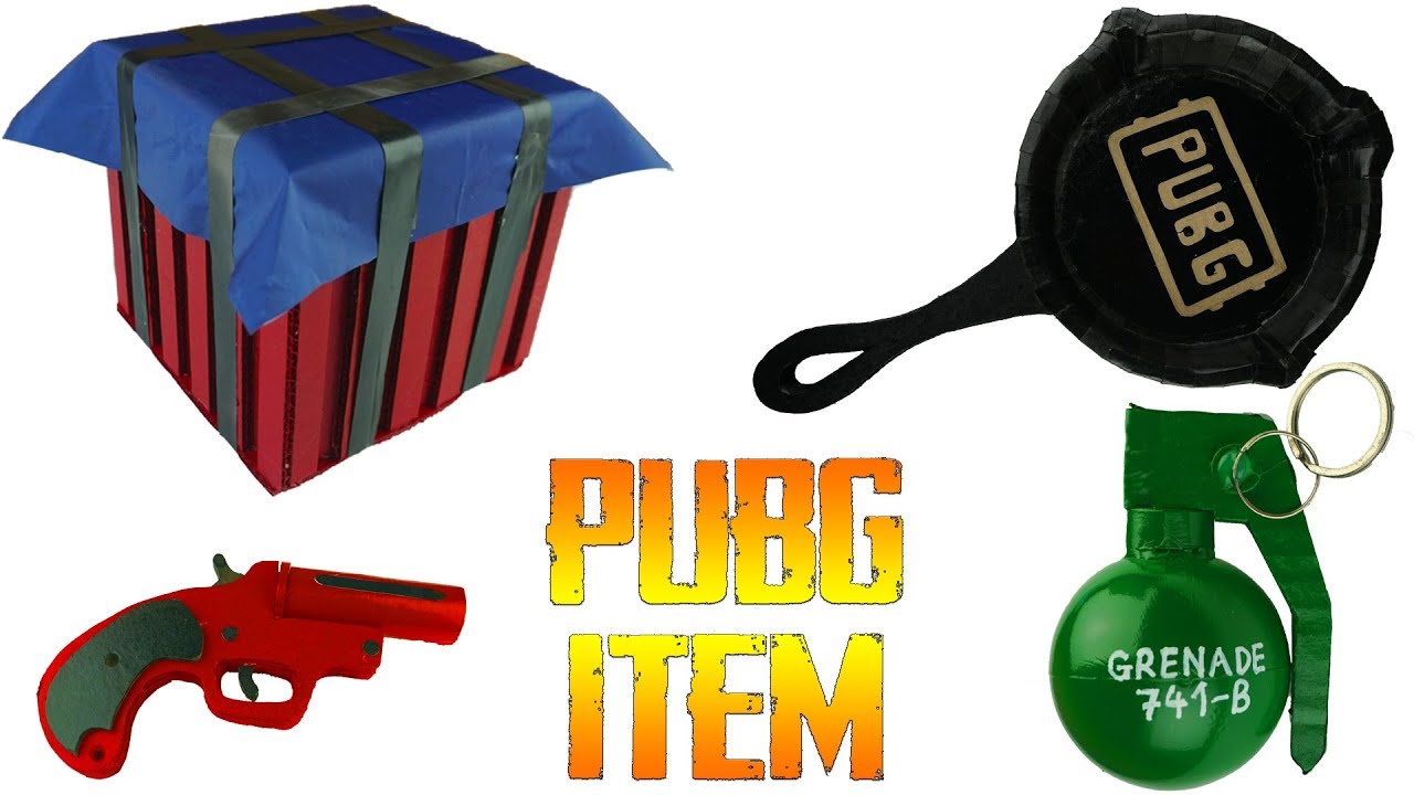 How To Make PUBG ITEMS Compilation PUBG PAN, AIR DROP, PUBG FLARE GUN, GRENADE DIY [PART 2]