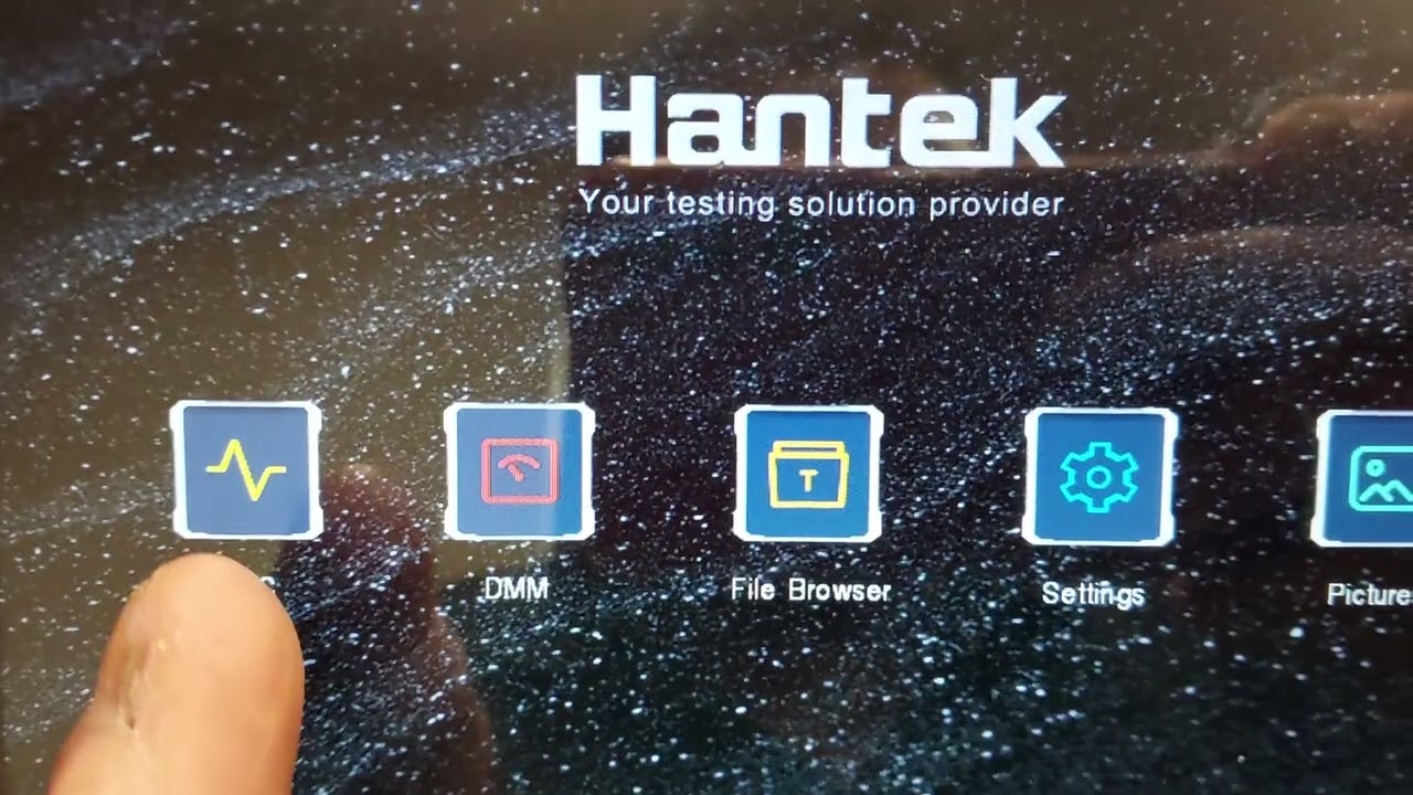 HANTEK TO1112C.  1° vídeo demonstrando ferramentas