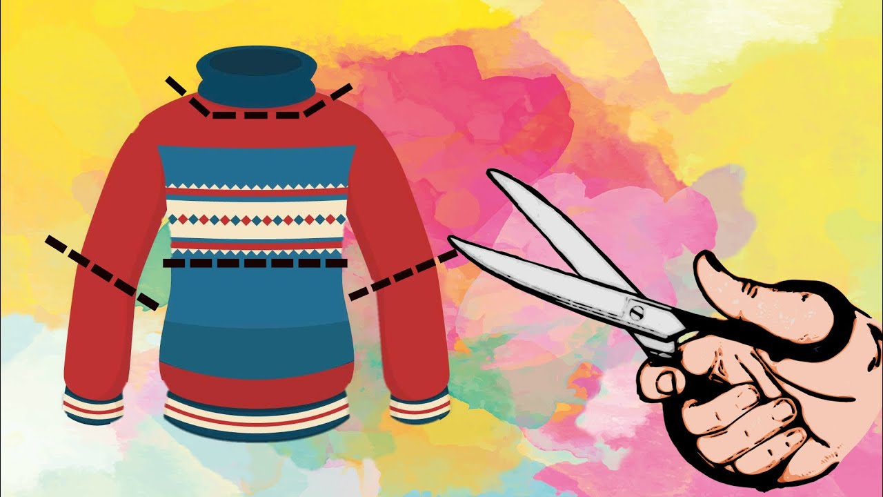 Come RIUTILIZZARE MAGLIONI: 4 idee - riciclo creativo tutorial #71