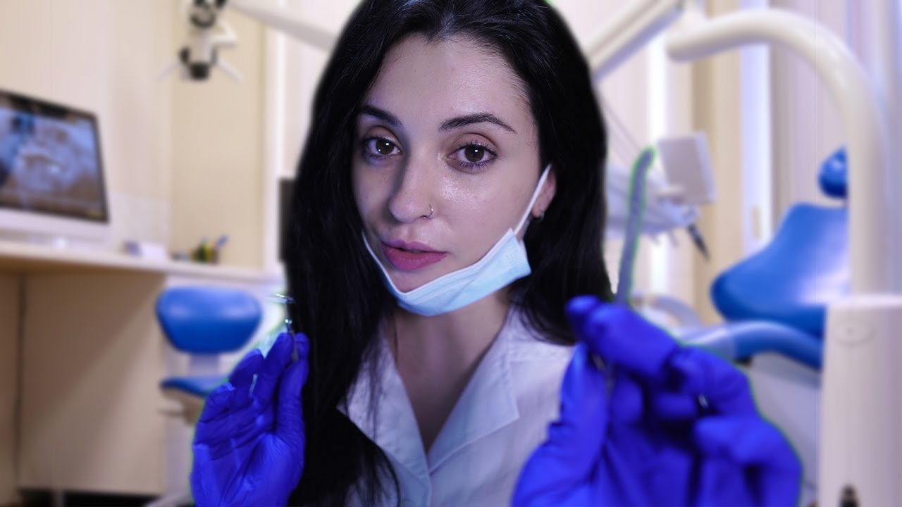 ASMR Roleplay dentista 🦷 Revisión y limpieza dental