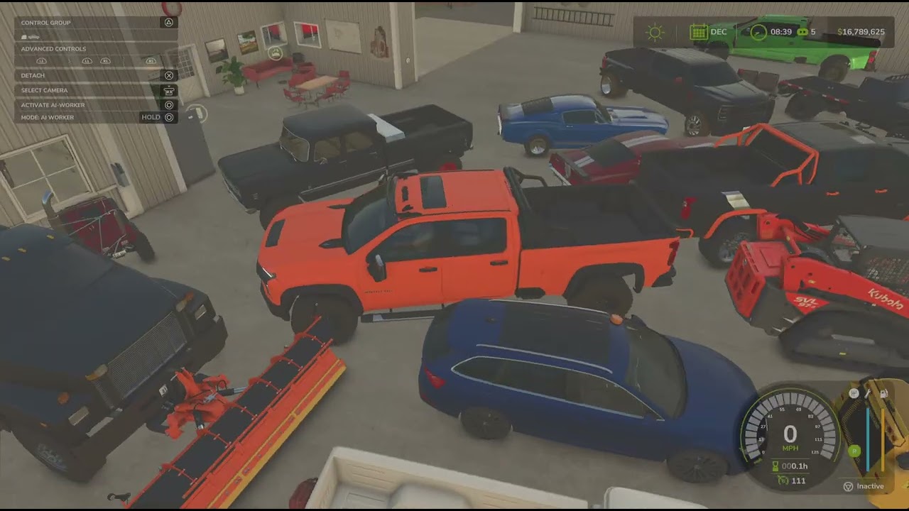 I got a new garage for my vehicles.