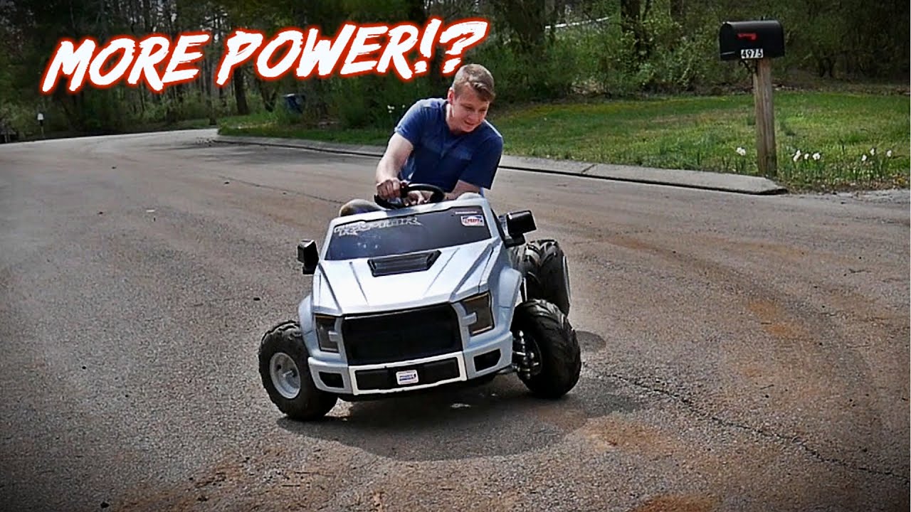 Motorized f150 Power Wheels Returns! Sister Drift Sessions