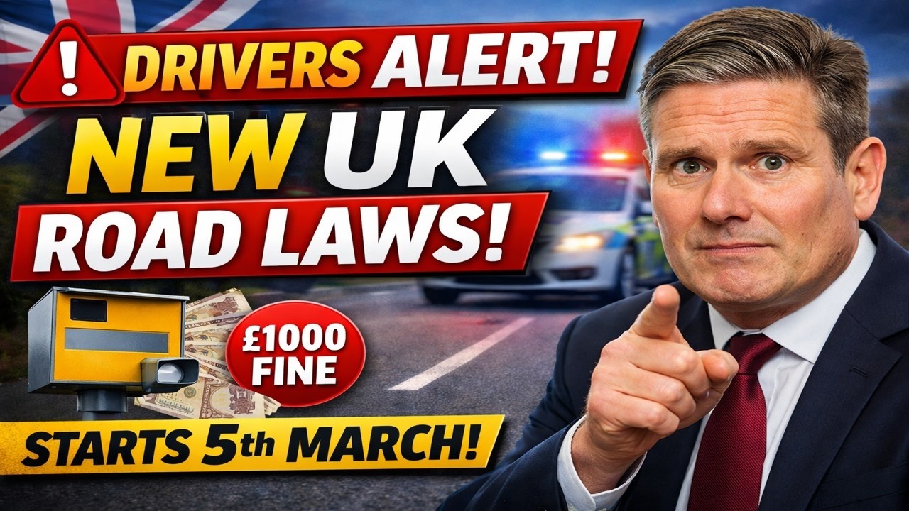 🚨 Drivers ALERT: New UK Road Laws Start 5th March – Avoid Fines NOW
