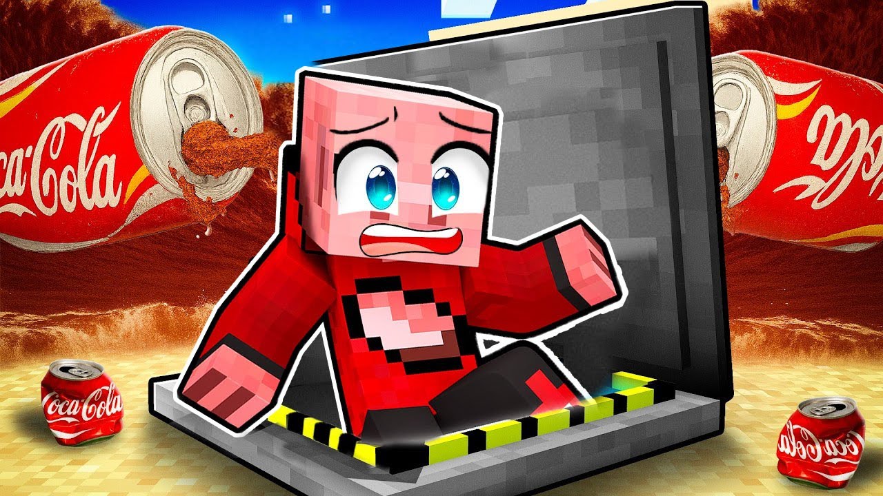 Coca Cola Tsunami vs Tajný Bunkr v Minecraftu!