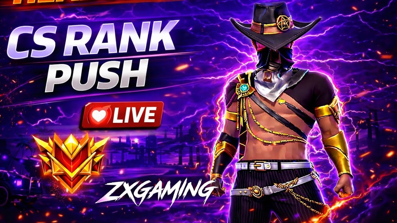 🔴[Live Free Fire New Rank Season Rank Push Live !!