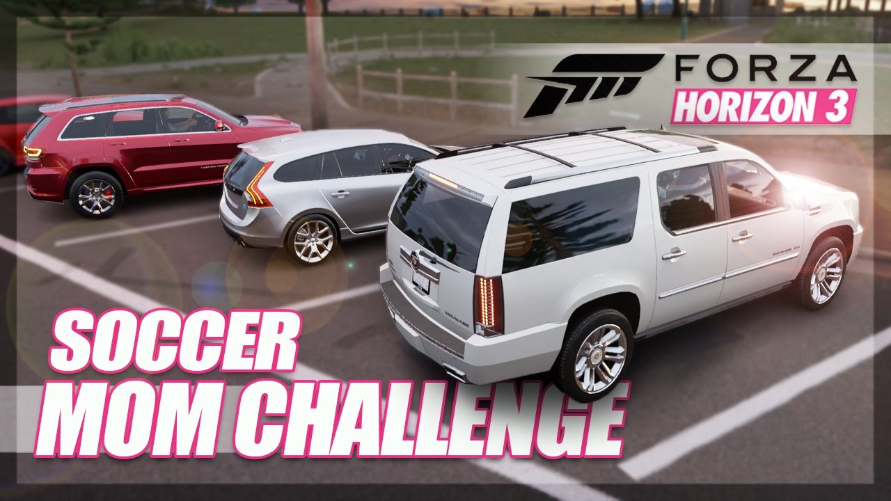 Forza Horizon 3 - Soccer Mom Challenge! (Funny & Random Moments)