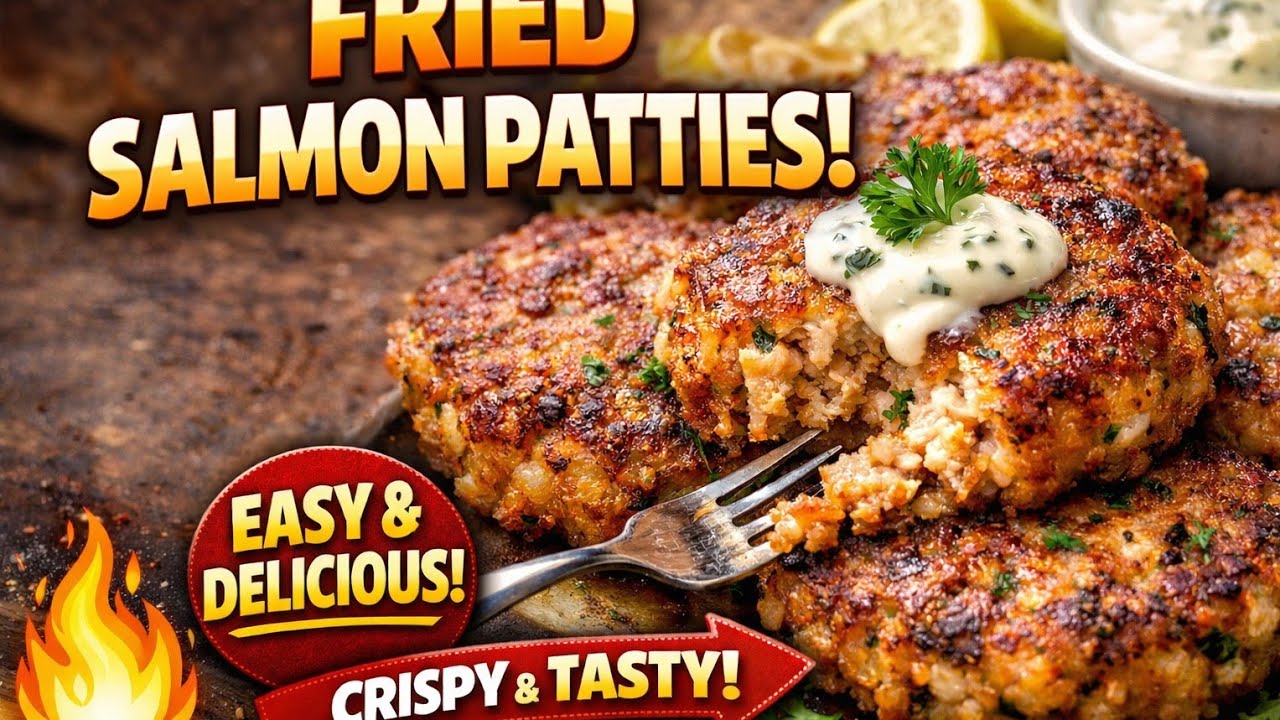 Easy Crispy Salmon Patties Recipe | Quick Dinner