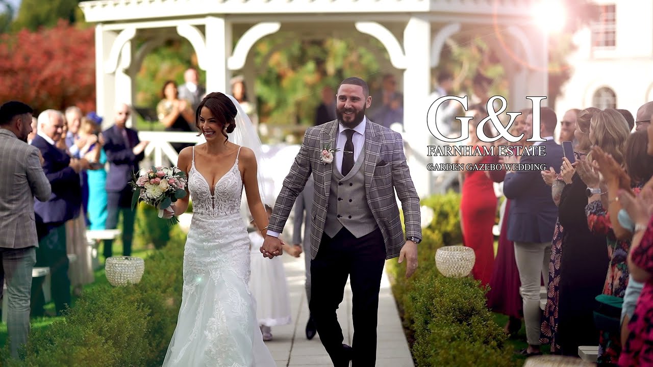 Farnham Estate // G&I // Garden Gazebo outdoor wedding