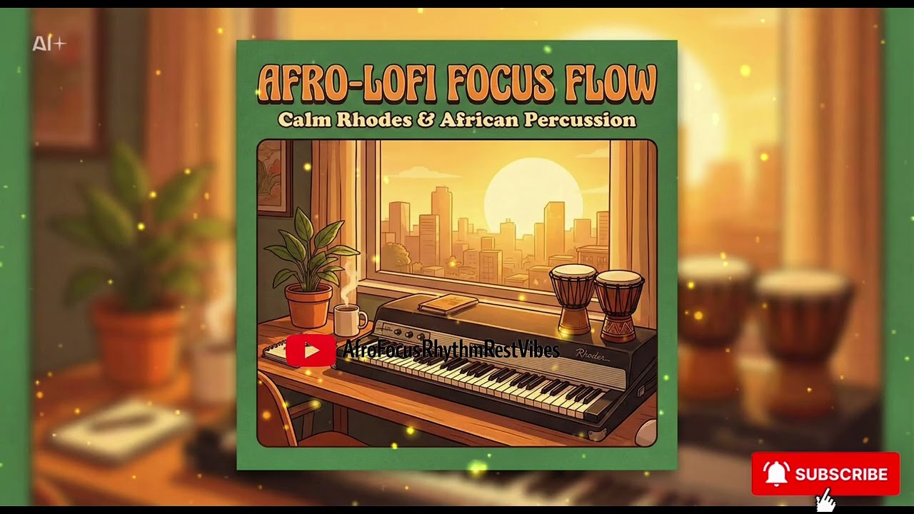 Afro-Lofi Focus Flow | Chill African Lofi for Deep Work & Relaxation