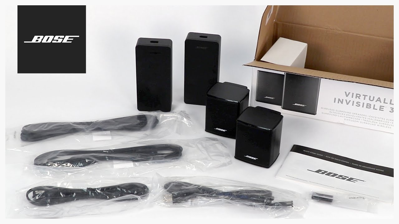Bose Virtually Invisible 300 – Unboxing and Setup