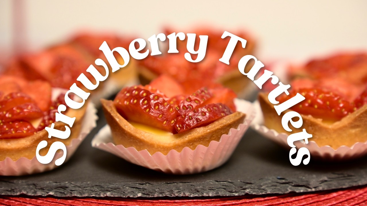 How to Make Strawberry Rose Tartlets | Valentine’s Day Dessert