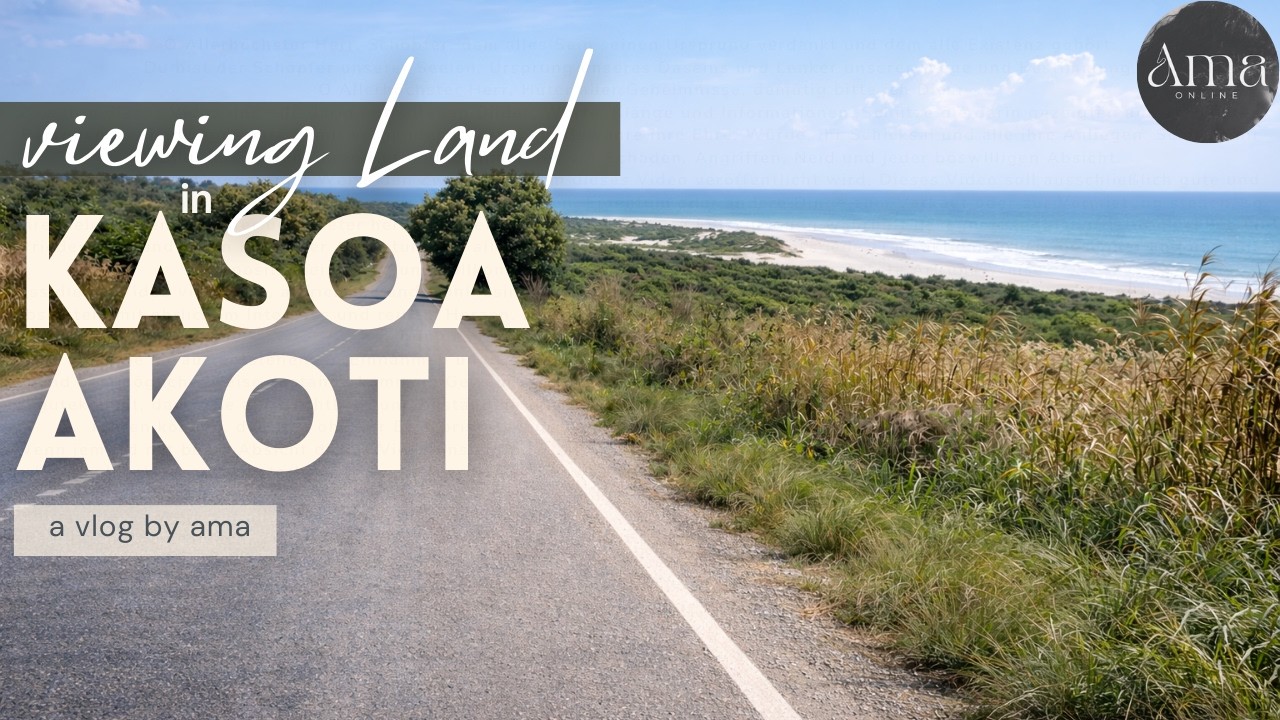 Viewing 🔥Hot Selling Land in Kasoa Akoti & Gyei Kro Dua | Life in Ghana🇬🇭with Ama Ep.4