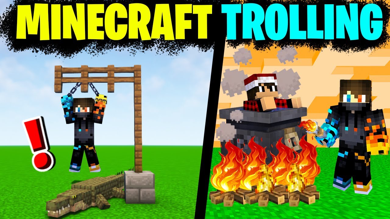 9 EPIC Ways To Troll Your Friends In Minecraft💪| Minecraft Hindi
